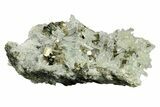 Quartz with Pyrite on Sphalerite - Peru #291032-1